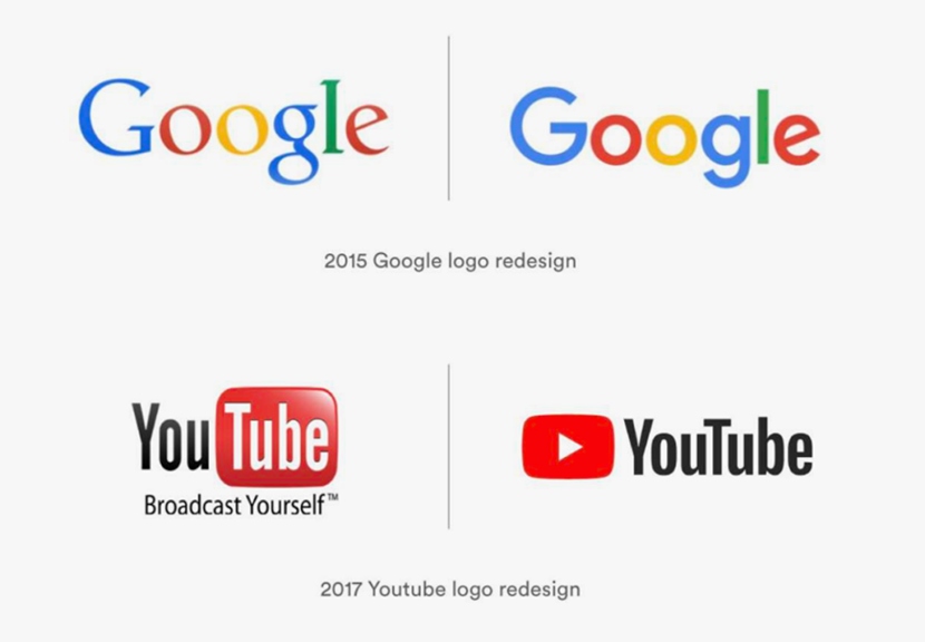 谷歌和youtube的新舊logo對比.png 谷歌和youtube的新舊logo對比.png